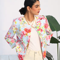 Poppy Blazer pastel Blue