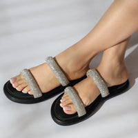 Boogie Blingy Flats Black