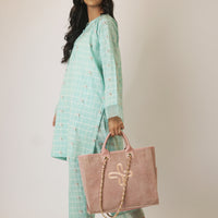Crescent Embroidered 2 Pc