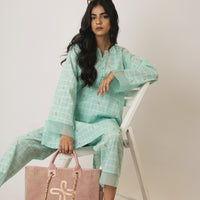 Crescent Embroidered 2 Pc
