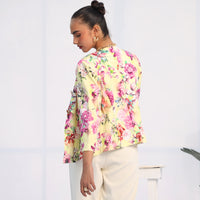 Poppy Blazer pastel yellow
