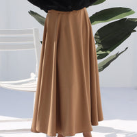 TwirlTide Skirt Tan