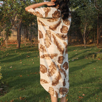 Amber Shirt Dress Rust