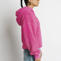 Cozy Bear Hoodie Fuchsia