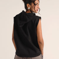 Vogue Vest hoodie Black