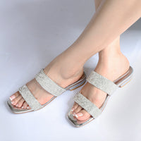 Marbella Slides Silver