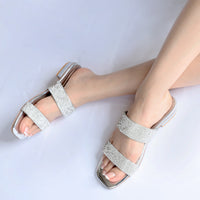 Marbella Slides Silver