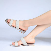 Marbella Slides Silver