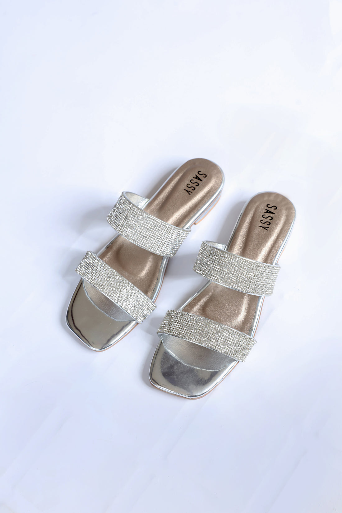 Marbella Slides Silver