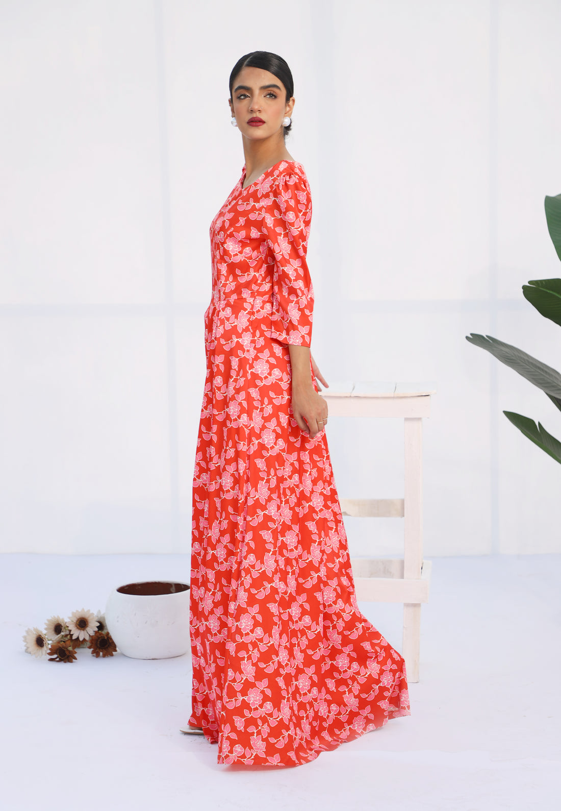 Floral Fantasy Maxi Dress