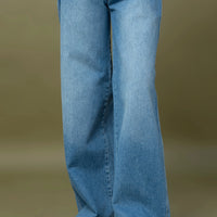 BlueEclipse High-Rise Denim Pants