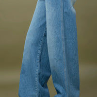 BlueEclipse High-Rise Denim Pants