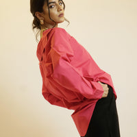 Rihana Button Down Shirt pink