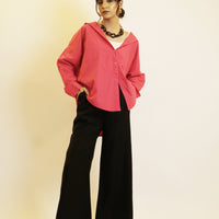 Rihana Button Down Shirt pink