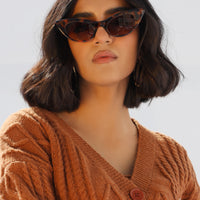 Catty Chic Sunglasses Tortoise
