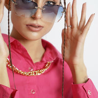 Sleek Siren Sunglasses Blue