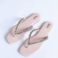 Monaco Slides Blush Pink