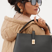 SquareSwirl Sunglasses Black