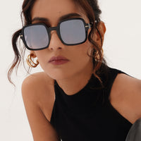 SquareSwirl Sunglasses Black