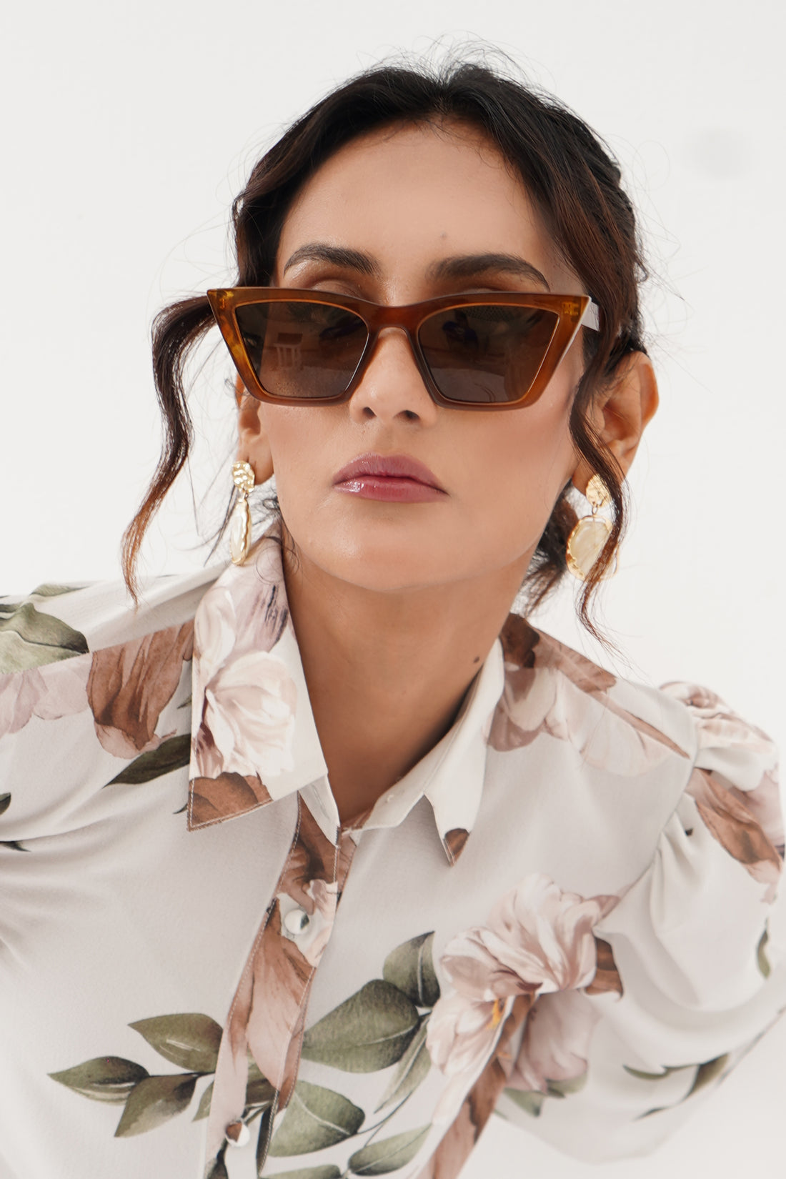 Feline Gaze sunglasses caramel