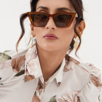 Feline Gaze sunglasses caramel