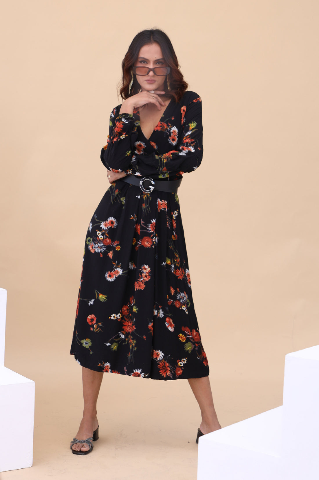 Florid Shirt Dress