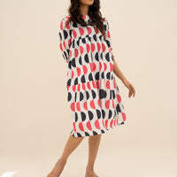 Half a circle Tiered dress