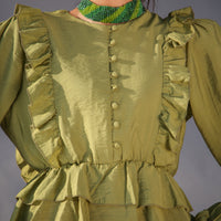 Matcha Frill Top Green
