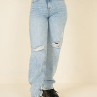 Bluey Blues Boyfriend Jeans