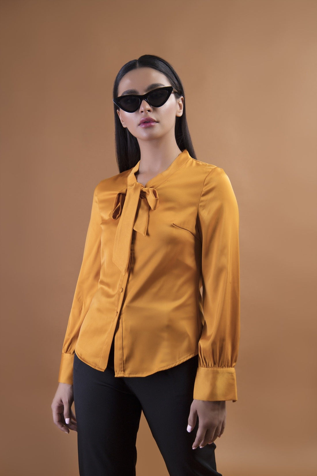 Lileth Bow Blouse yellow
