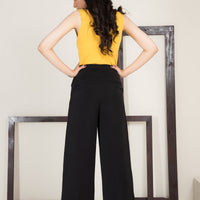 Liara Highneck Sleeveless Sweater Yellow