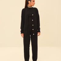 Montana 3pc Woolen Co-ord Set Black