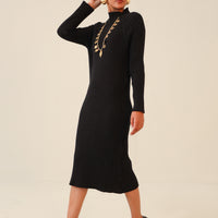Sofia Sweater Dress Black
