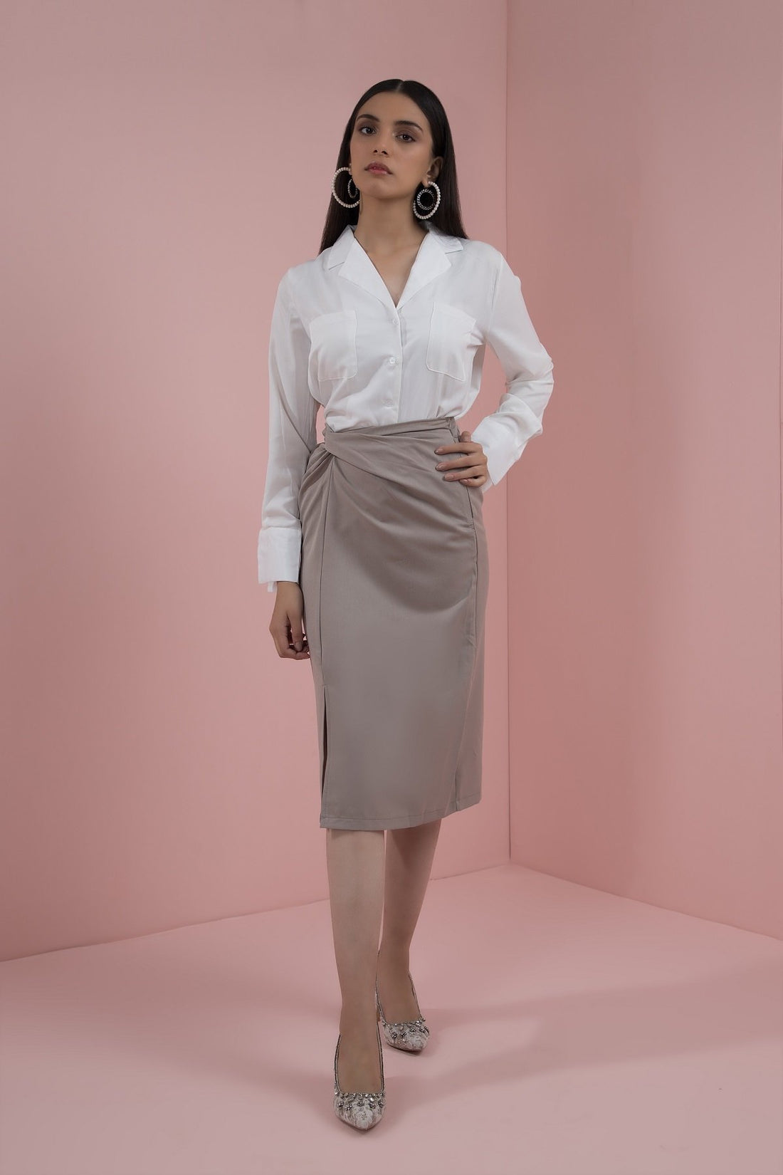 Sassy Simona Midi Skirt