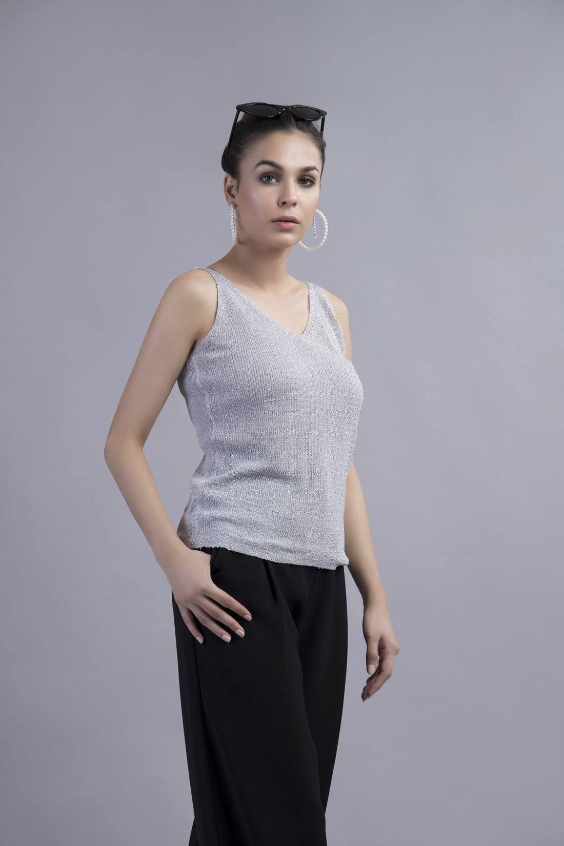 Skyler Top Silver