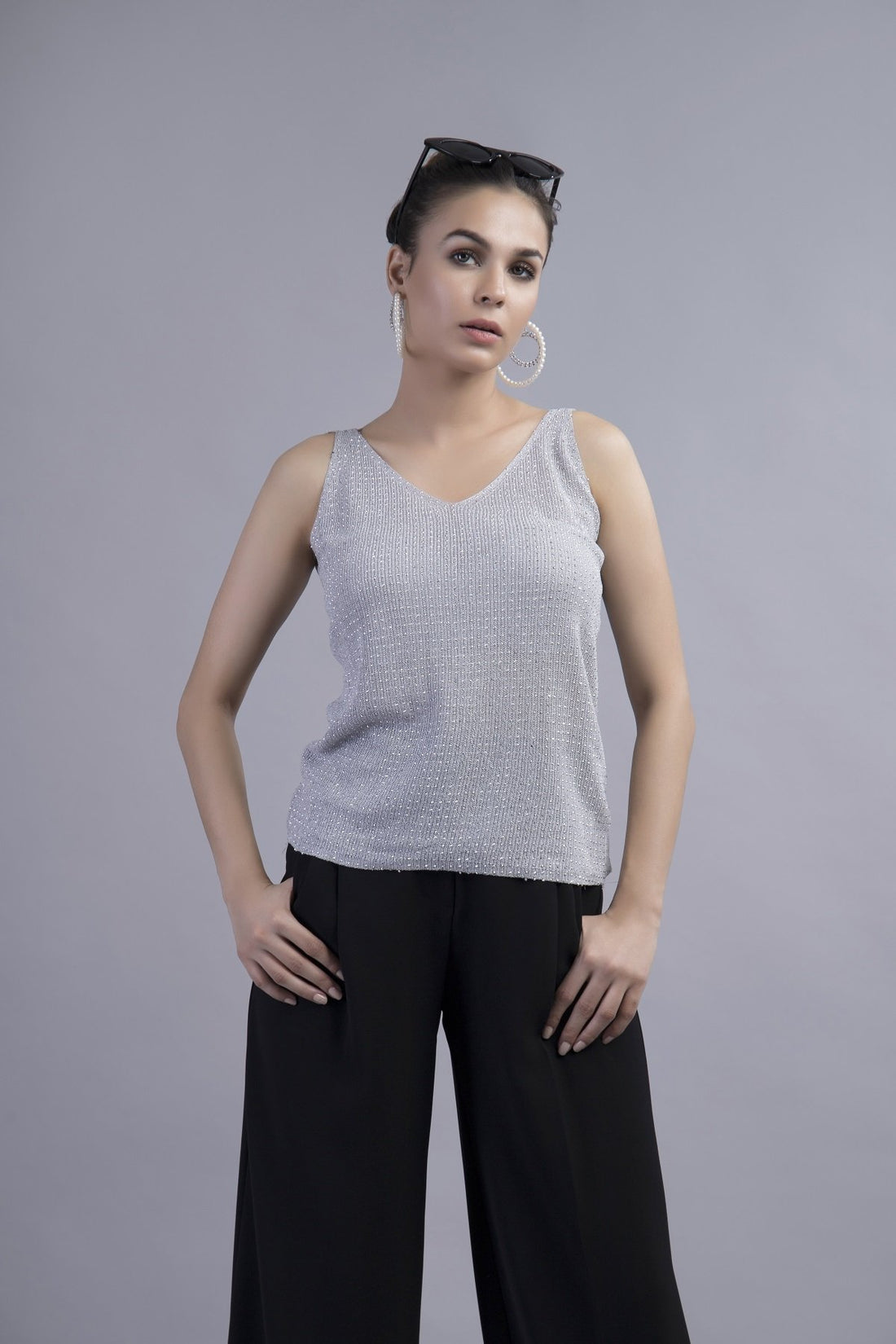Skyler Top Silver