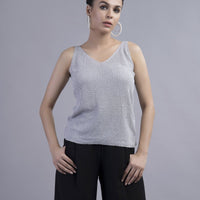 Skyler Top Silver