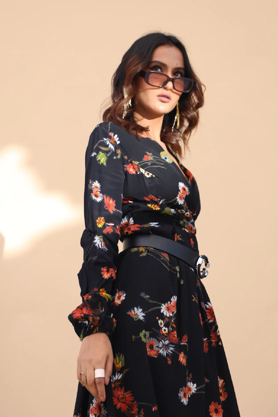 Florid Shirt Dress