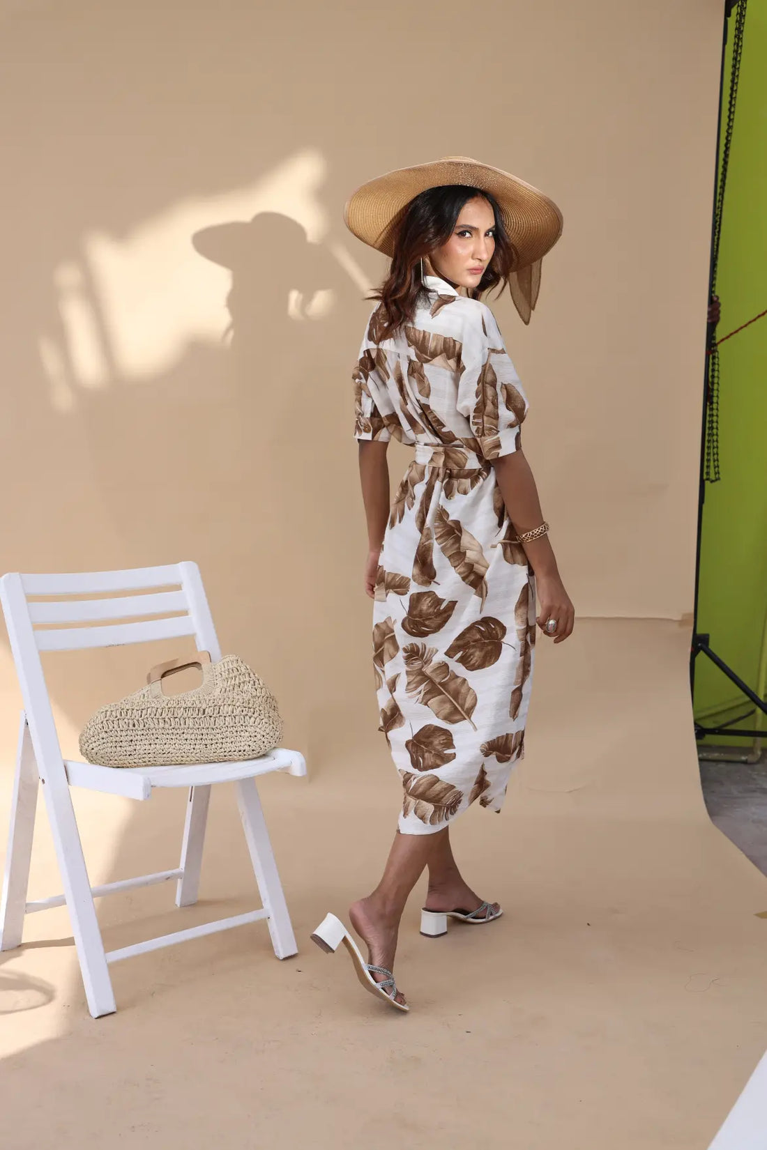 Amber Shirt Dress Rust