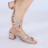 Elora Heels Blush Pink
