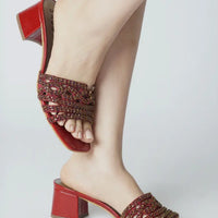 Omaha  NEO Heels Scarlet Red