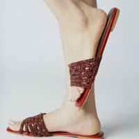 Omaha NEO Flats  scarlet Red