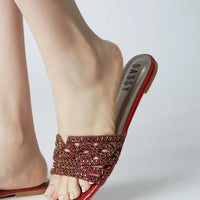 Omaha NEO Flats  scarlet Red