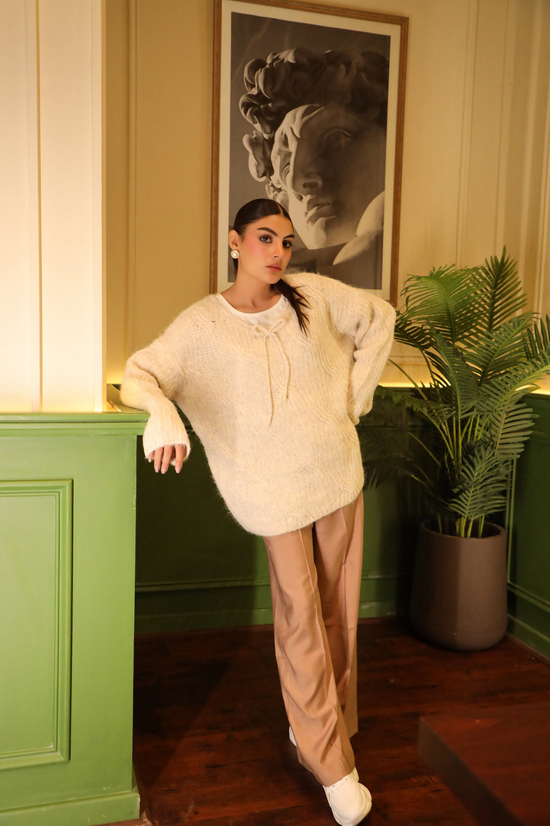 Primrose Oversized Sweater Beige