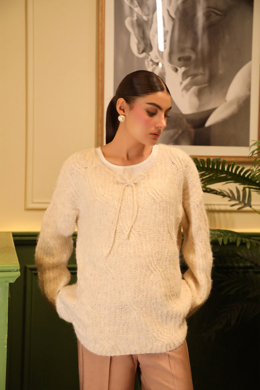 Primrose Oversized Sweater Beige