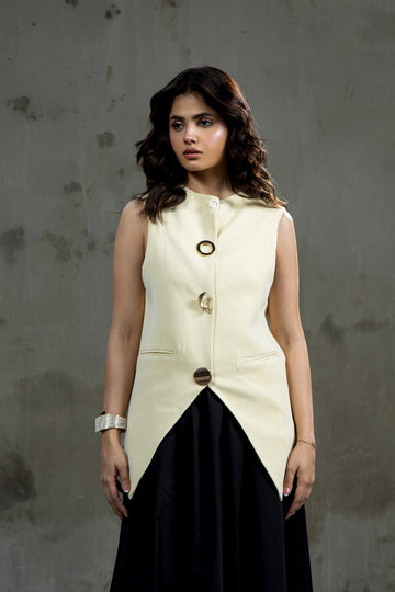 CEO of Sassy Butter Yellow Waist coat