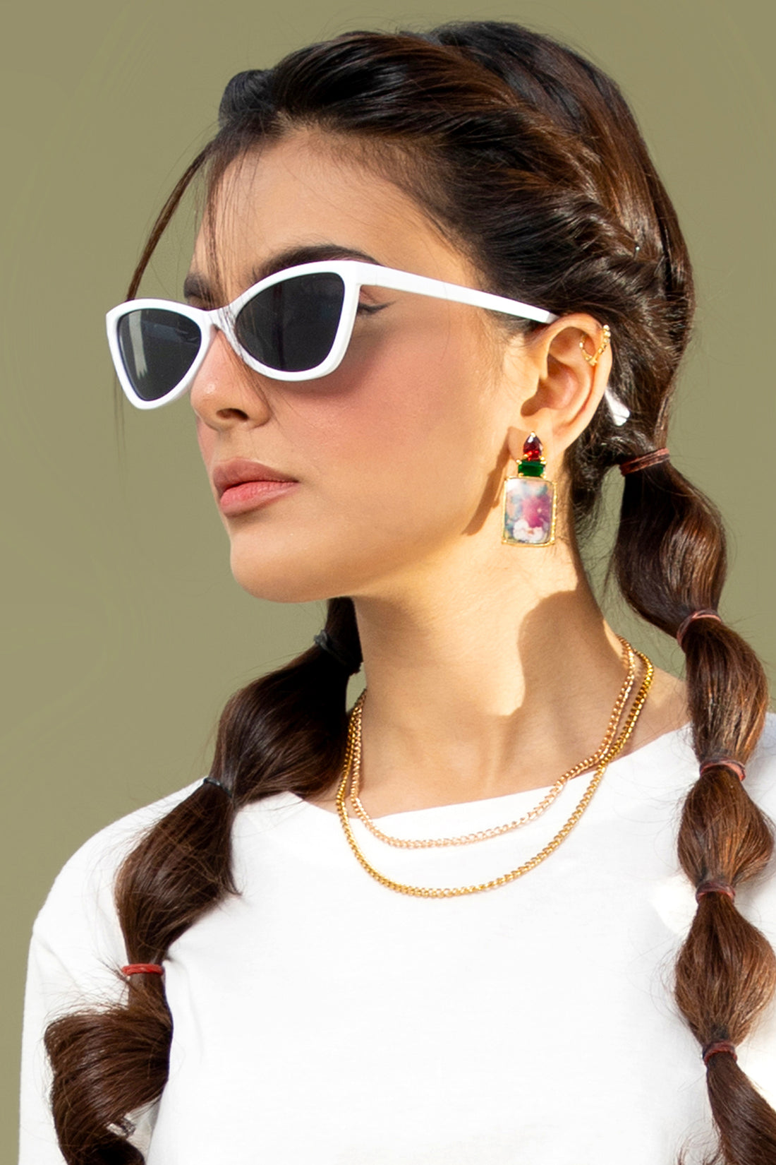 Sassy Sunglasses White