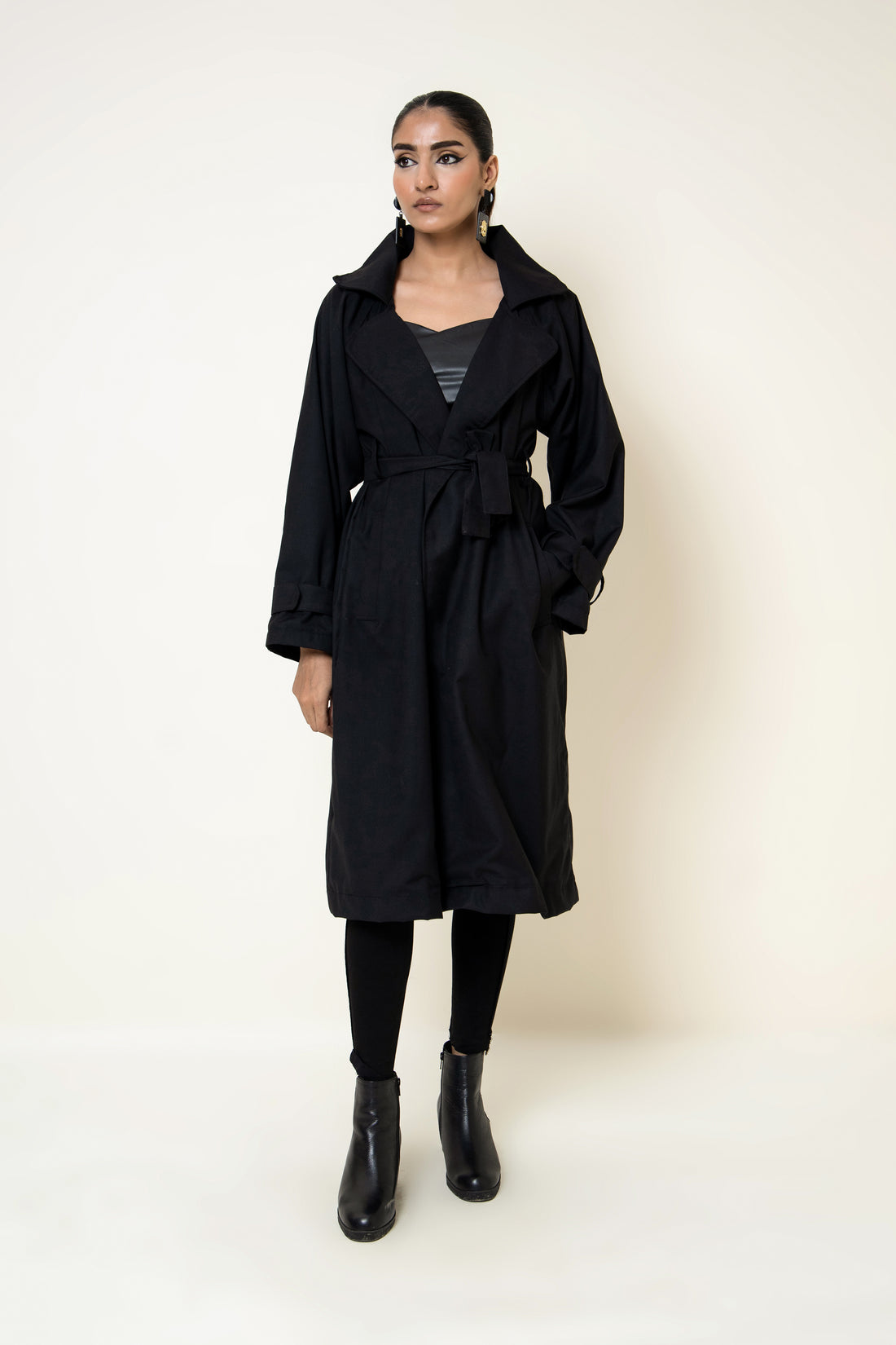 Oscar Trench Coat Black