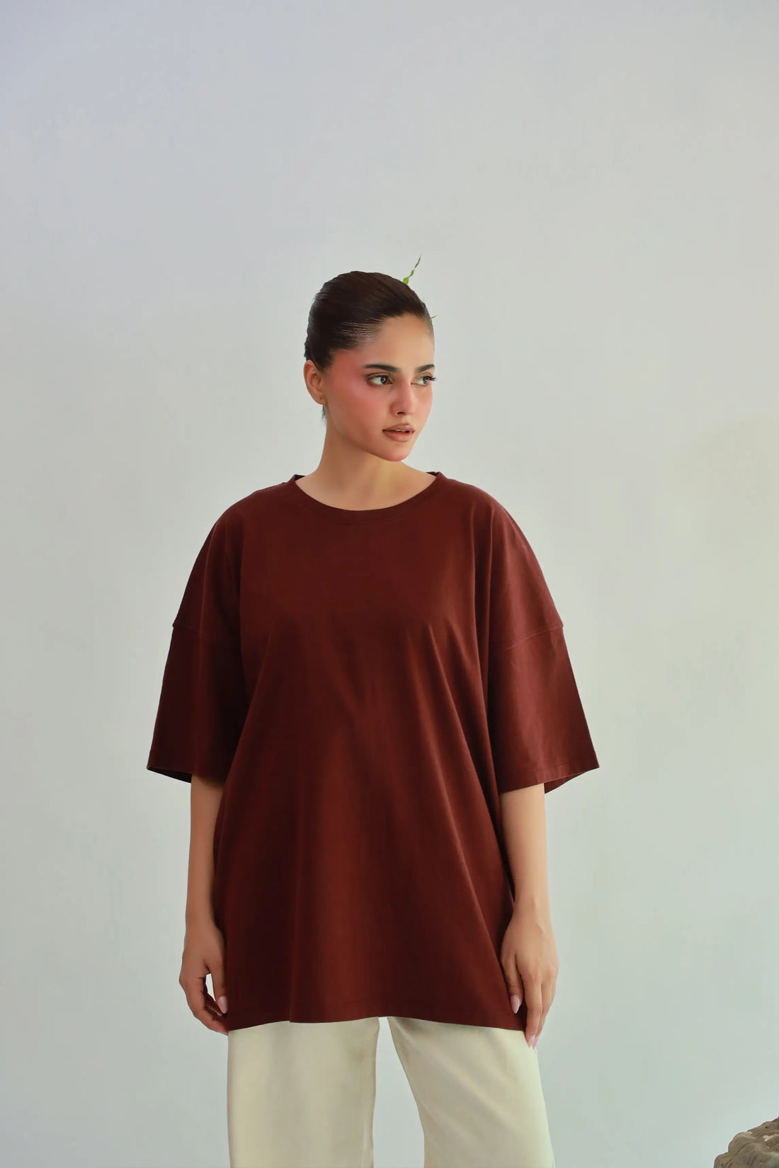 Mexico over sized Tee Brown