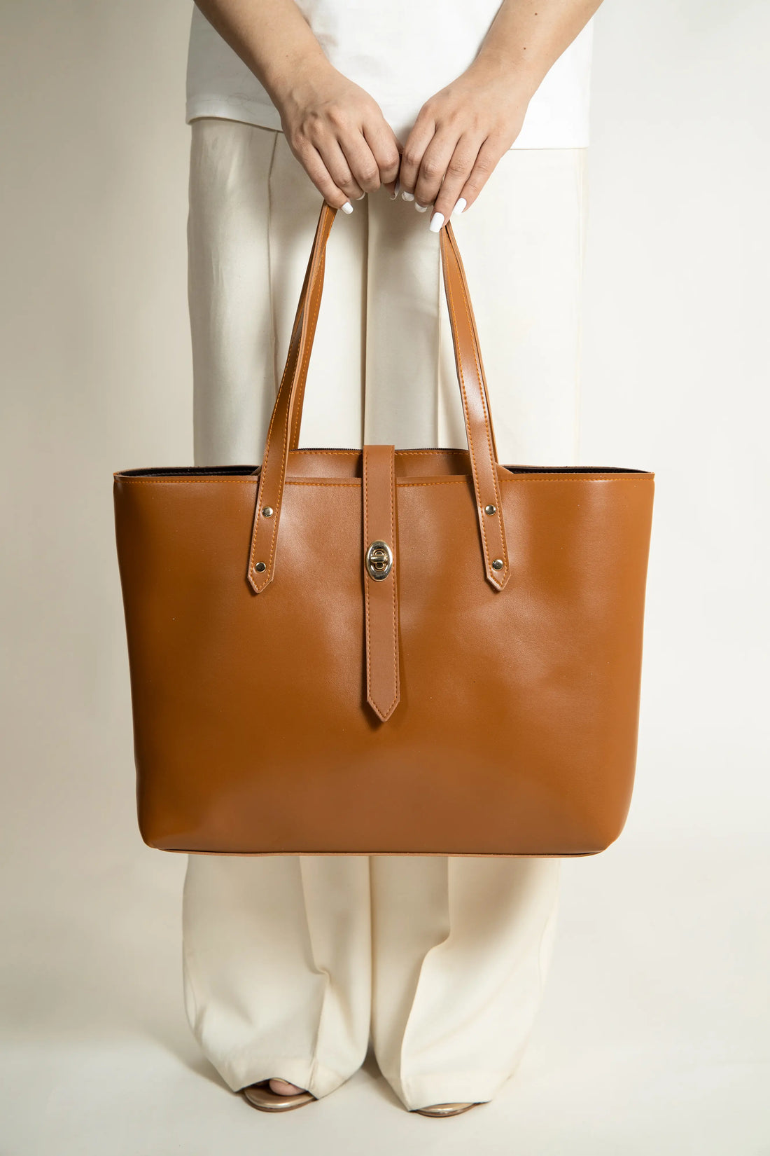 Lyon Tote Bag Tan